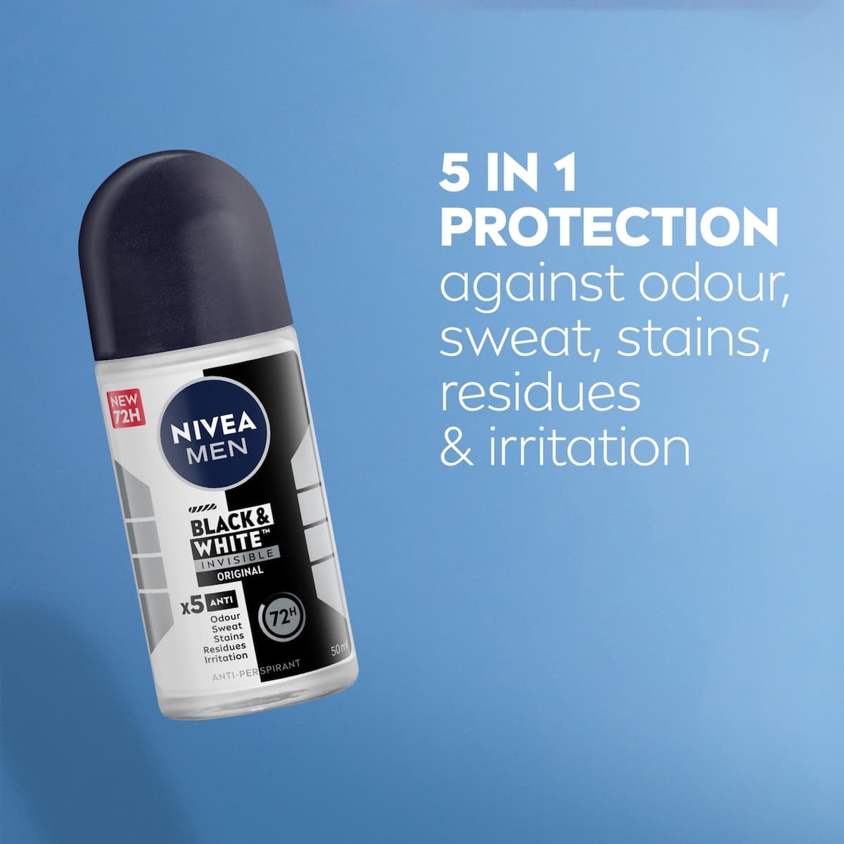 Thumbnail Nivea Men Invisible Black & White Anti-Perspirant Roll-on Original 50ml