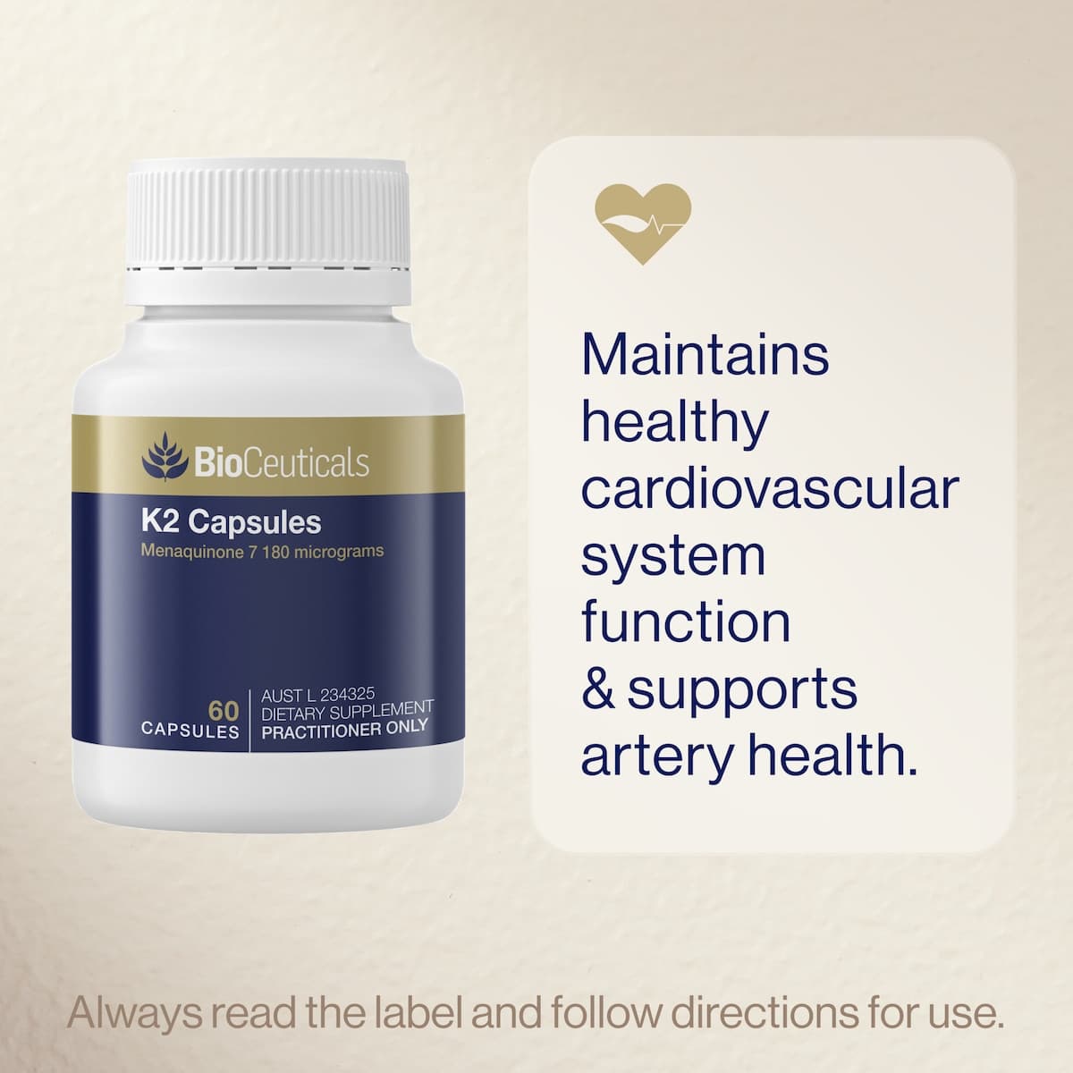 Thumbnail BioCeuticals K2 Capsules 60 Softgel Capsules