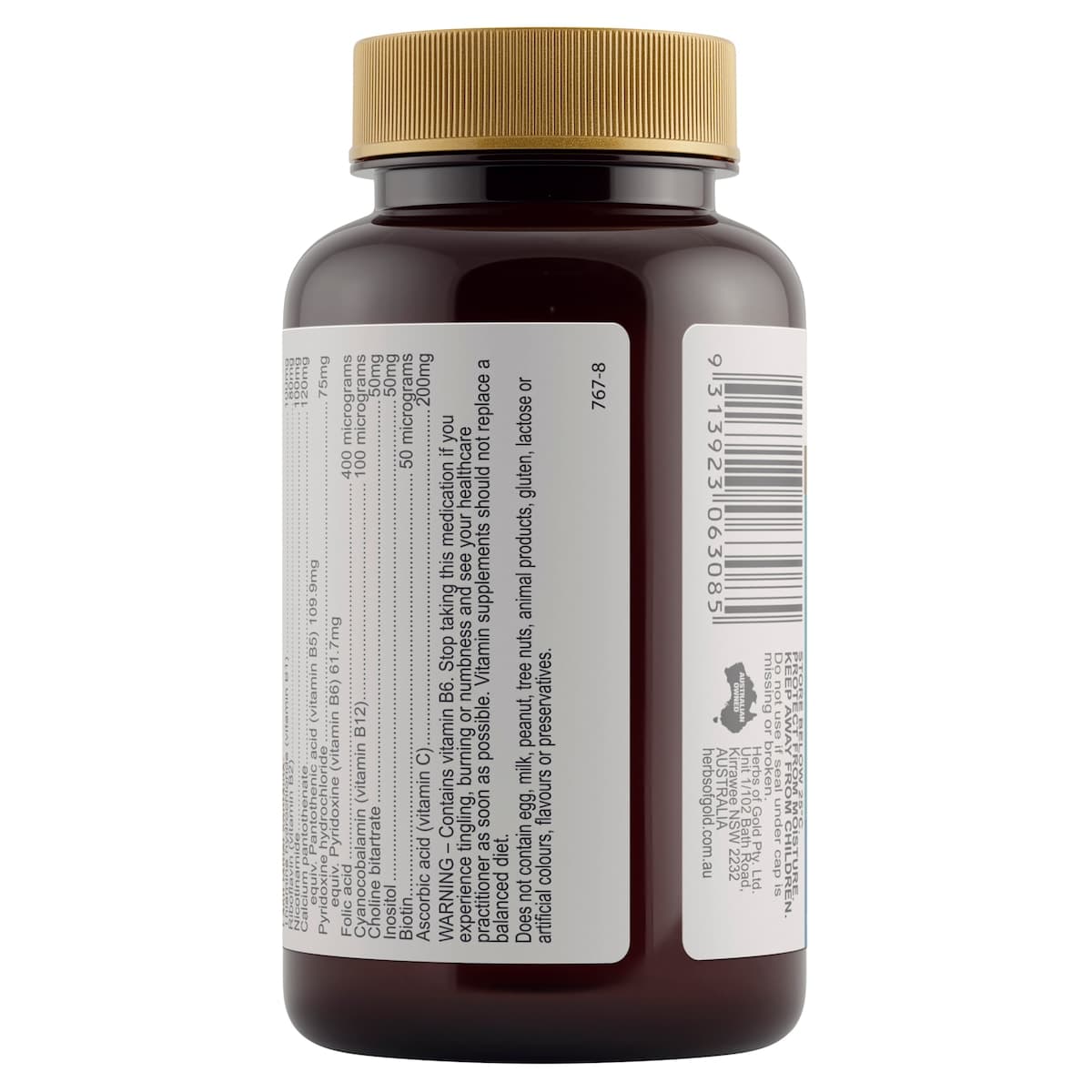 Thumbnail Herbs of Gold B Complete Sustained Release 60 Tablets