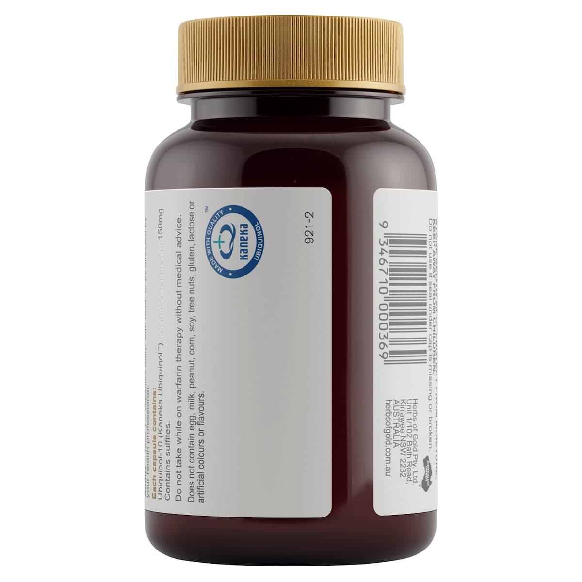 Thumbnail Herbs of Gold Ubiquinol 150mg 30 Capsules