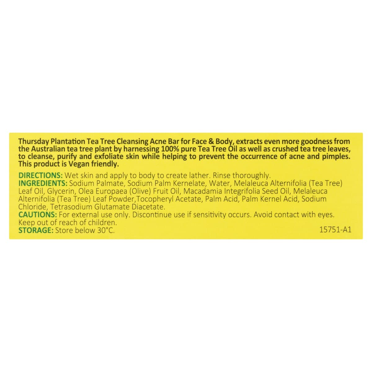 Thumbnail Thursday Plantation Tea Tree Cleansing Acne Bar for Face & Body 1 Pack