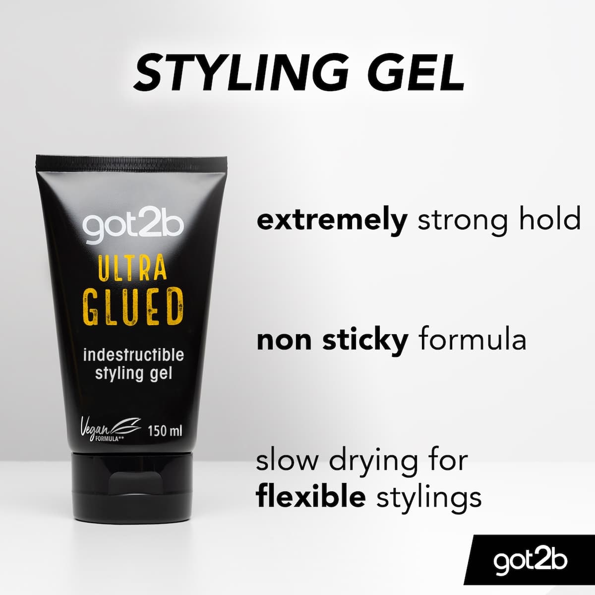 Thumbnail Schwarzkopf Got2b Ultra Glued Styling Hair Gel 150ml