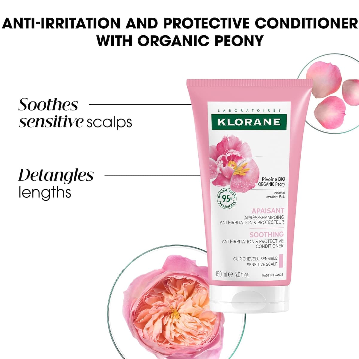 Thumbnail Klorane Soothing Conditioner With Organic Peony 150ml
