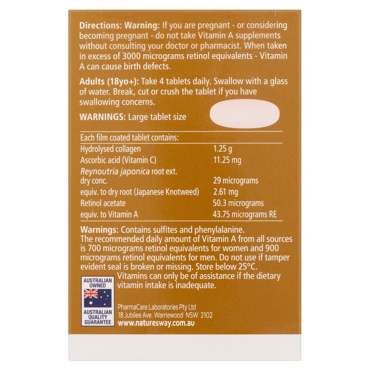 Thumbnail Nature's Way Beauty Collagen Mature Skin 120 Tablets
