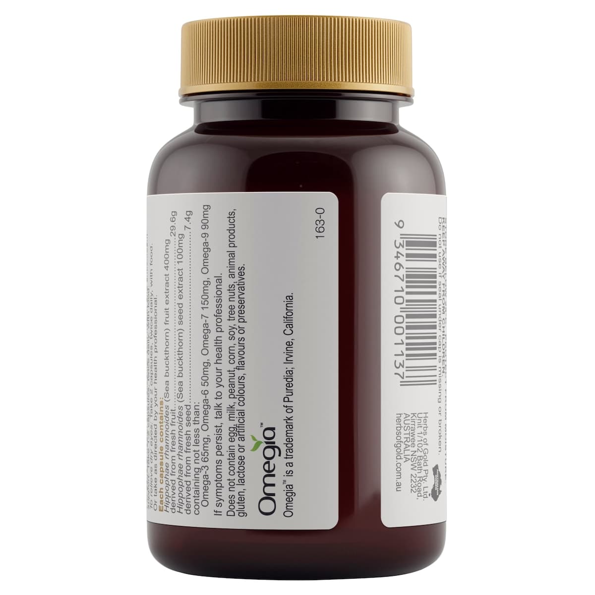 Thumbnail Herbs of Gold Sea Buckthorn Oil 60 Capsules