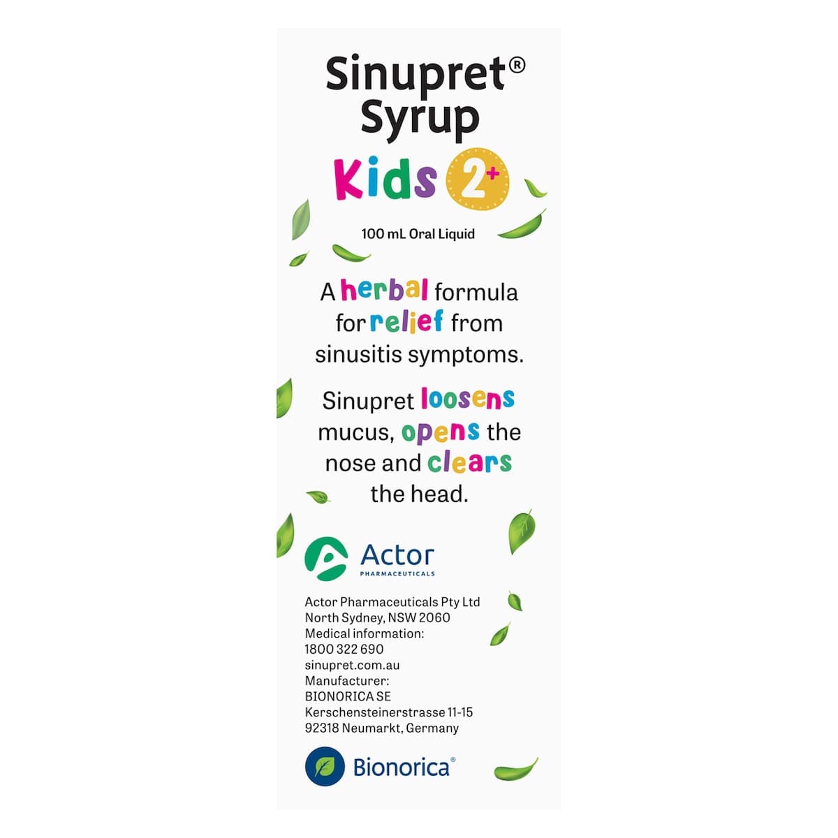 Thumbnail Sinupret Oral Syrup 100ml