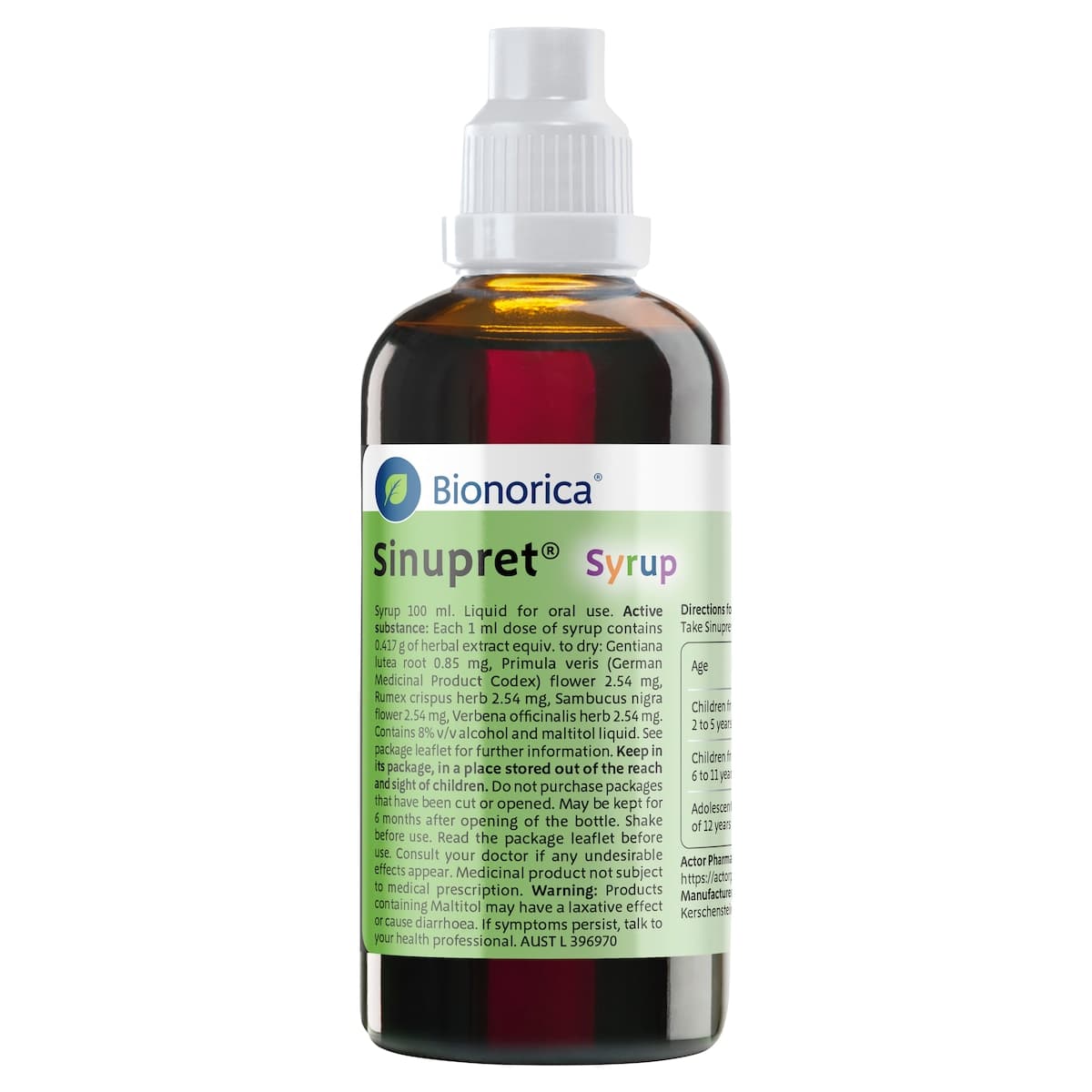 Thumbnail Sinupret Oral Syrup 100ml