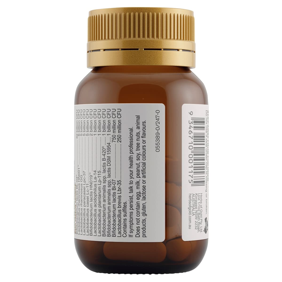 Thumbnail Herbs of Gold Probiotic 60 Billion 30 Capsules