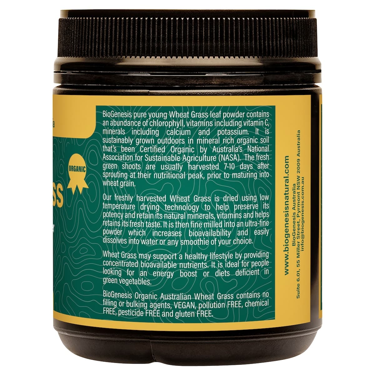 Thumbnail BioGenesis Australian Organic Wheat Grass Powder 150g