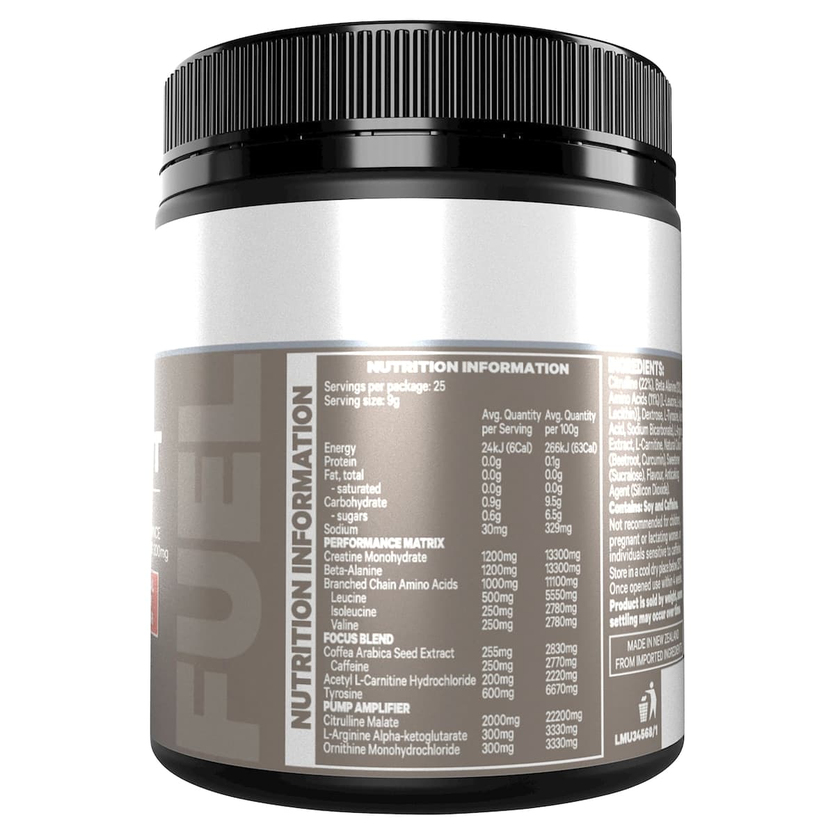 Thumbnail Musashi Pre Workout Tropical Punch 225g