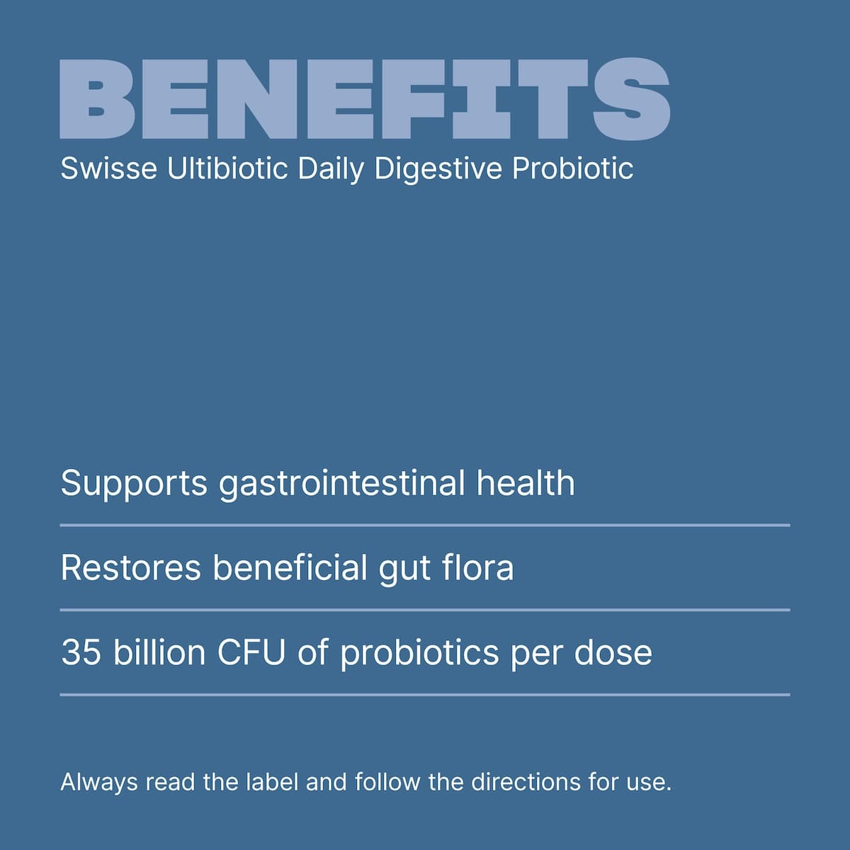 Thumbnail Swisse Ultibiotic Daily Digestive Probiotic 30 Capsules