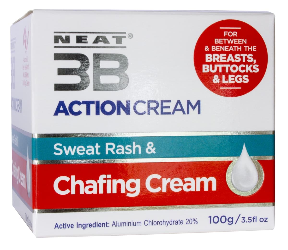 Thumbnail Neat 3B Action Chafing & Sweat Rash Cream 100g