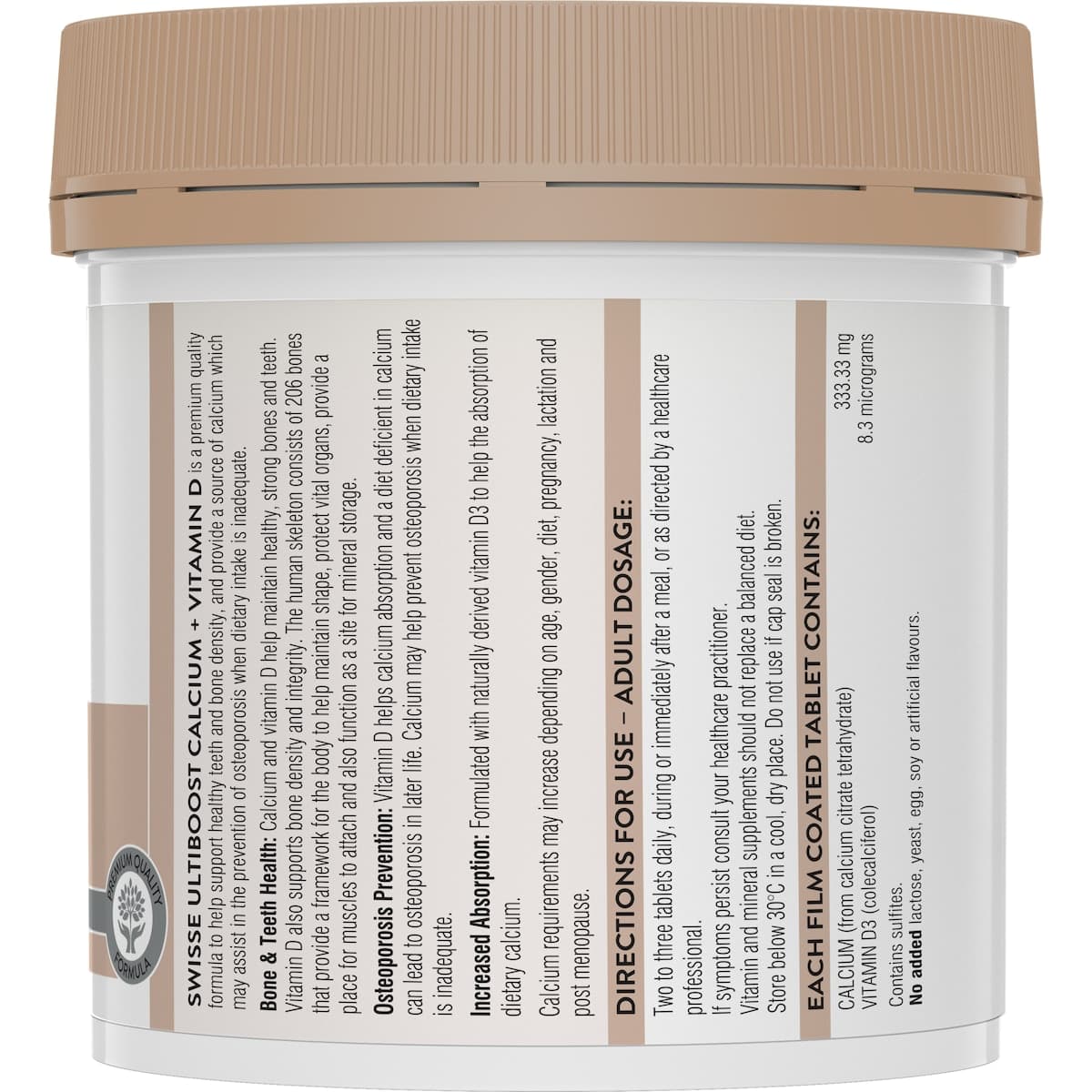 Thumbnail Swisse Ultiboost Calcium + Vitamin D 150 Tablets