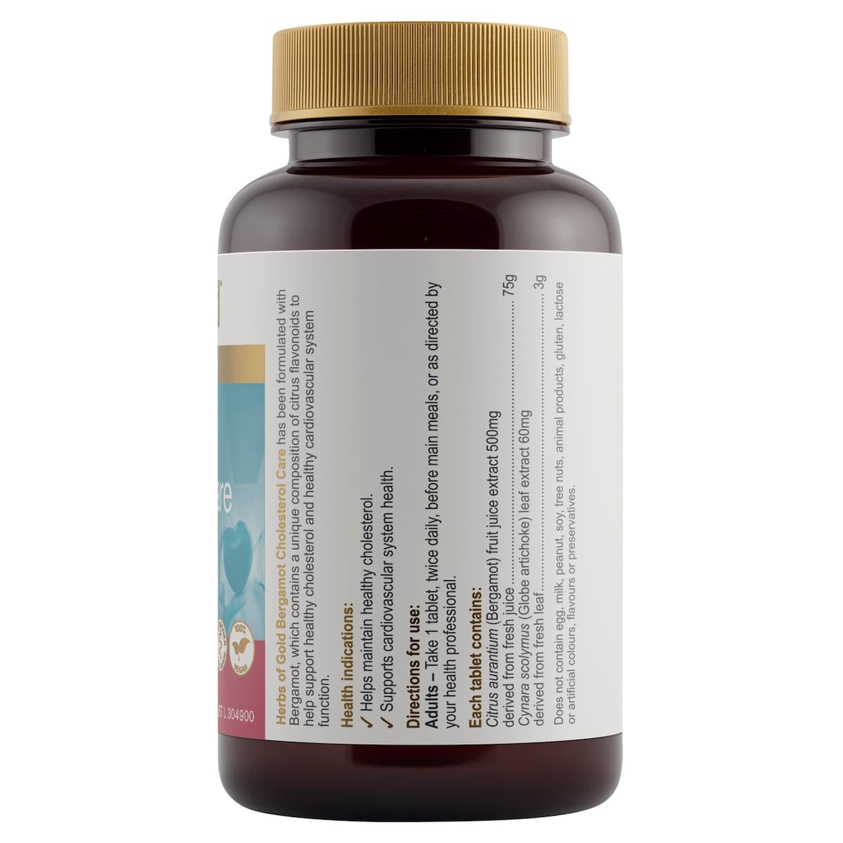 Thumbnail Herbs of Gold Bergamot Cholesterol Care 60 Tablets