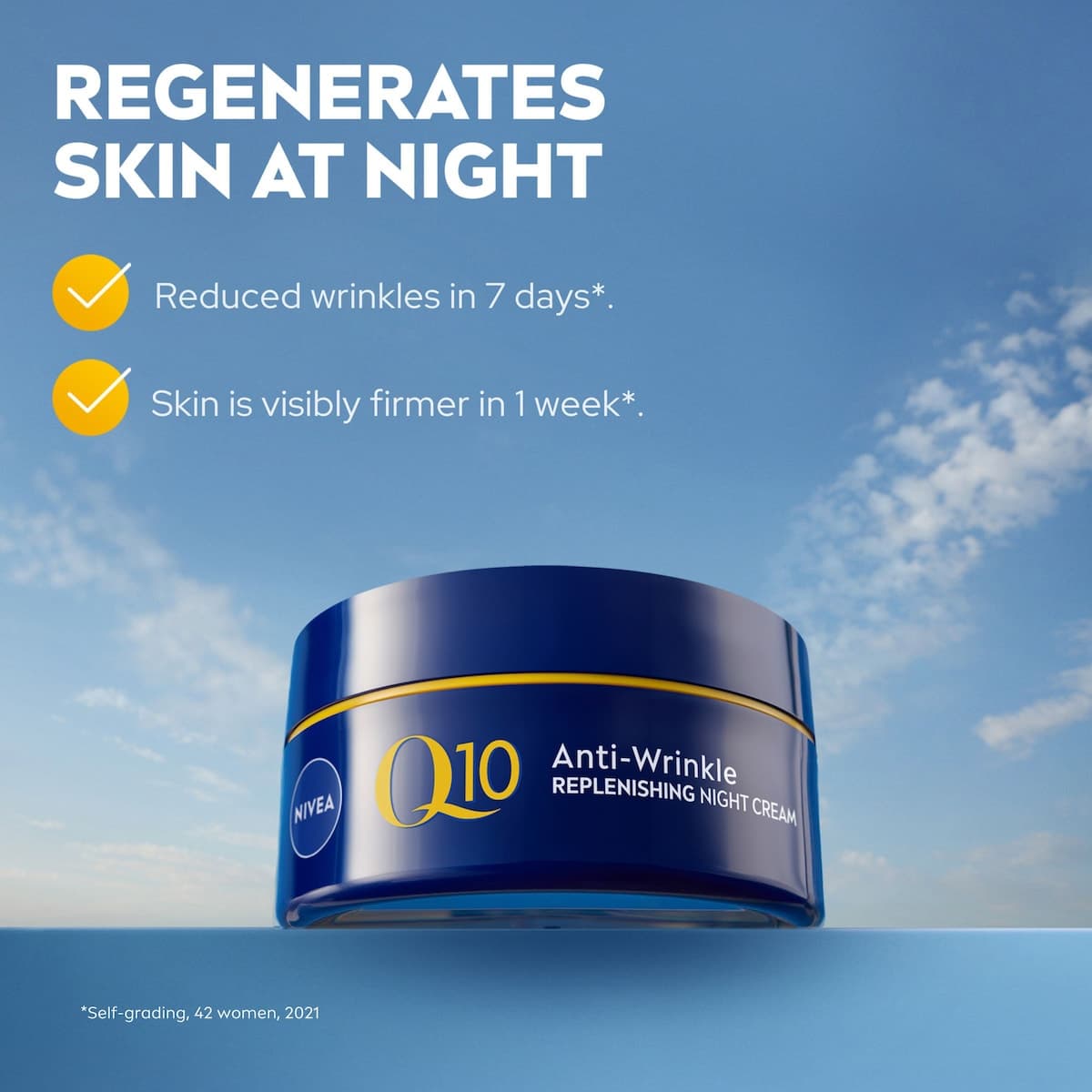 Thumbnail Nivea Q10 Power Anti Wrinkle+Firming Regenerating Night Cream 50ml