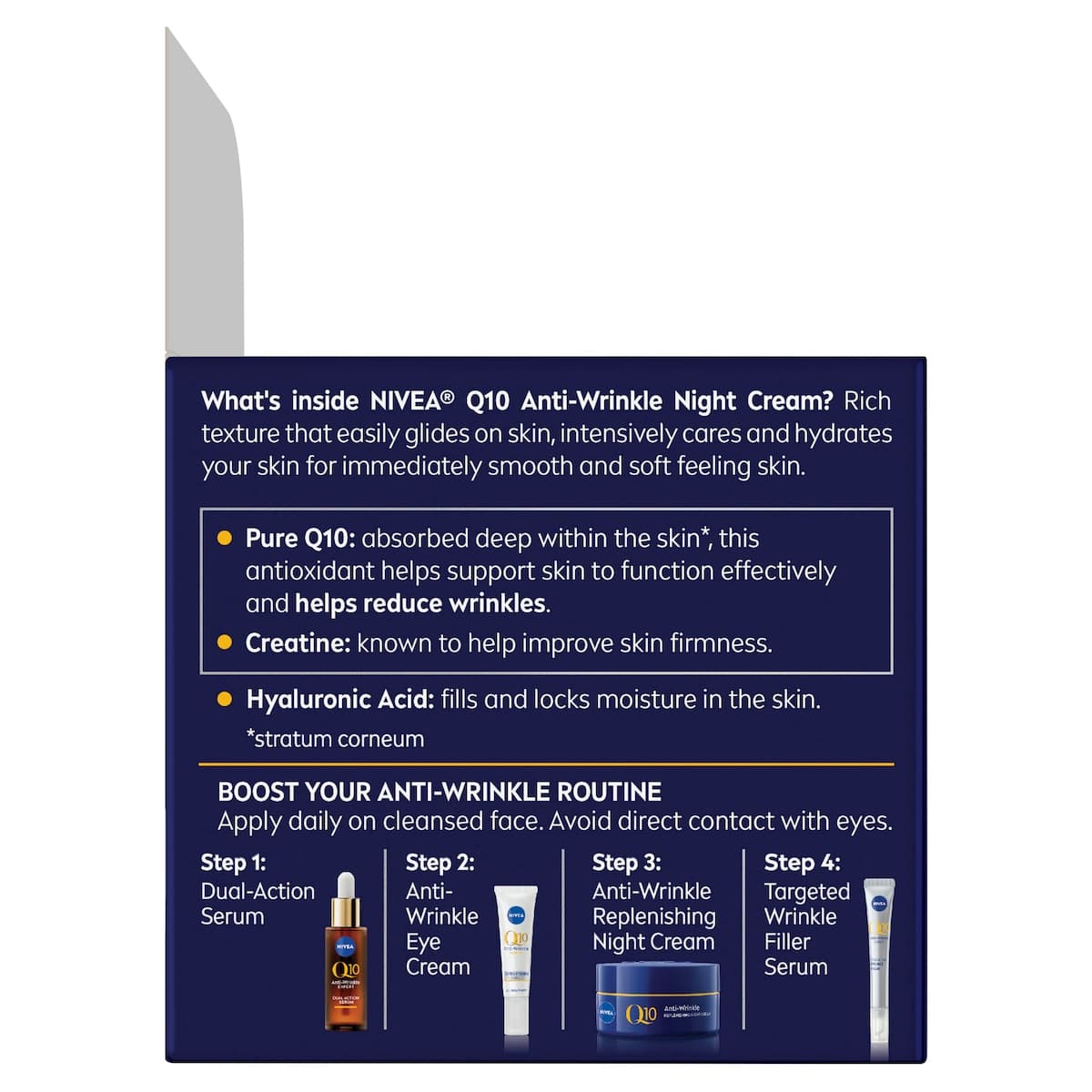 Thumbnail Nivea Q10 Power Anti Wrinkle+Firming Regenerating Night Cream 50ml