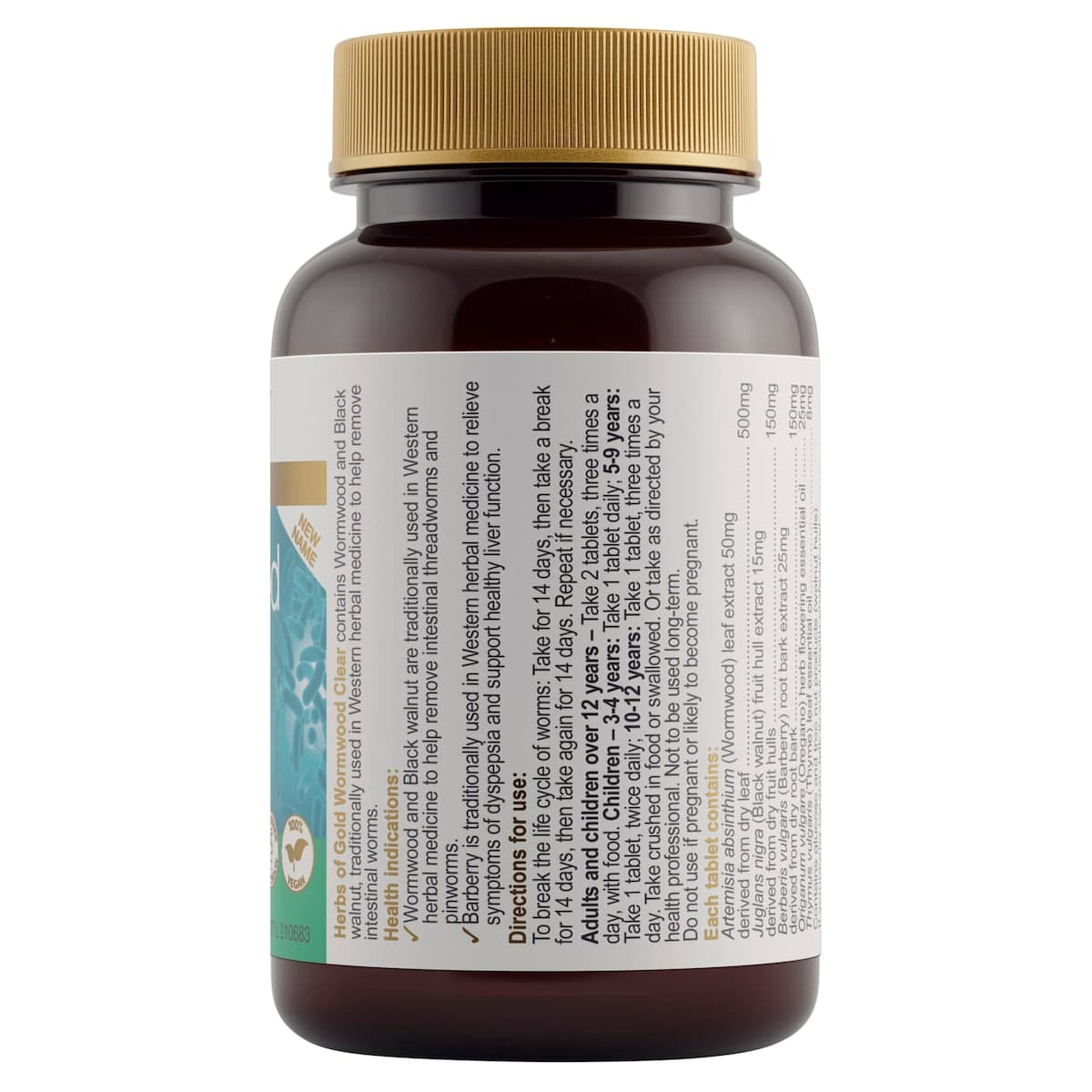 Thumbnail Herbs of Gold Wormwood Clear (Formerly ParaStrike) 28 Tablets