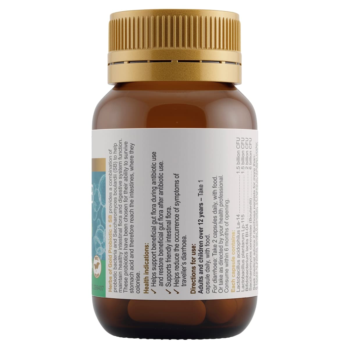 Thumbnail Herbs of Gold Probiotic + SB 30 Capsules