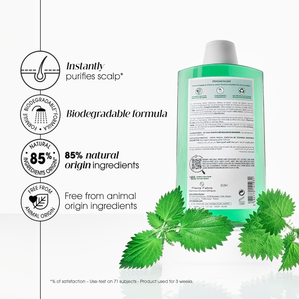 Thumbnail Klorane Oil Control Shampoo with Organic Nettle 400ml