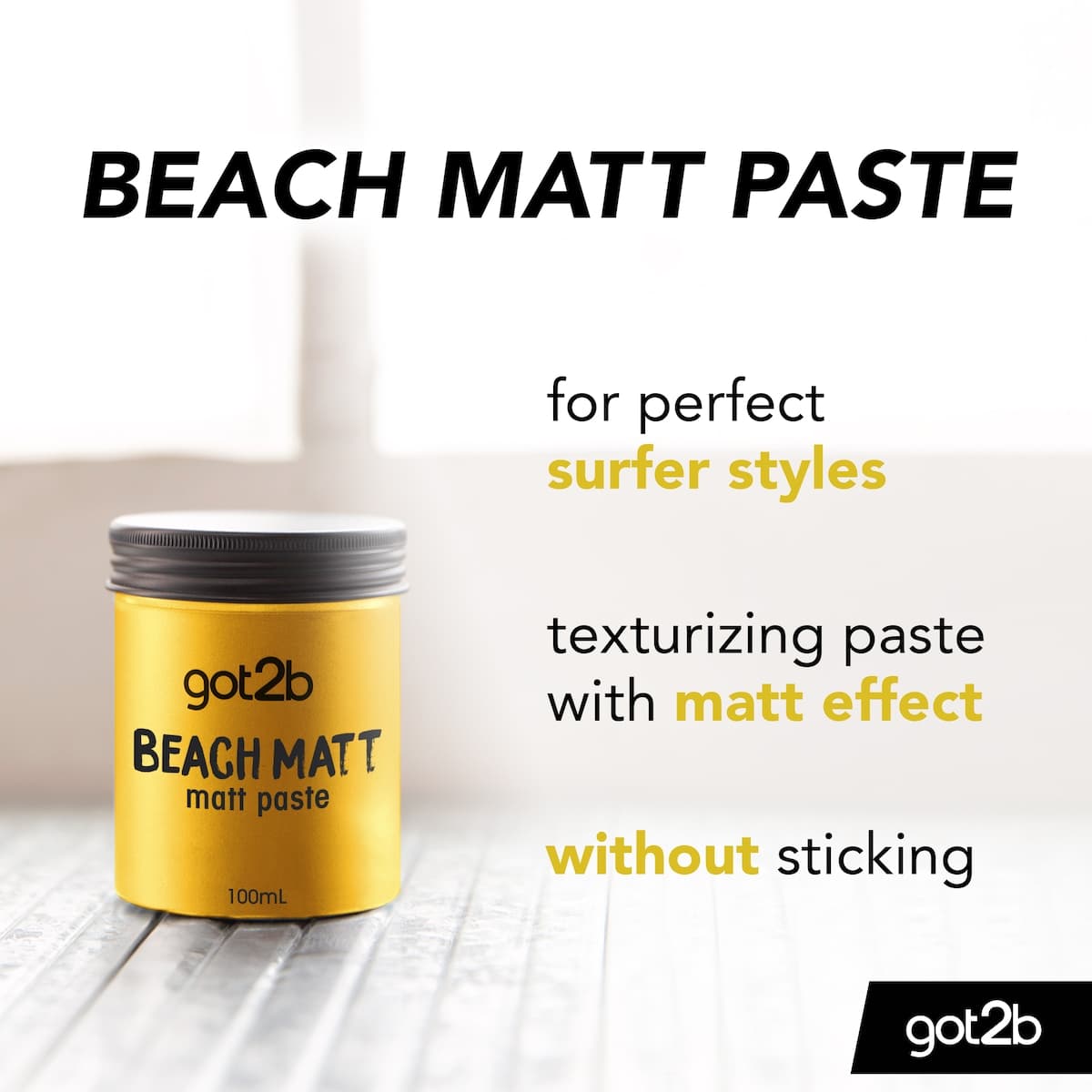 Thumbnail Schwarzkopf Got2b BeachMatt Matt Paste 100ml