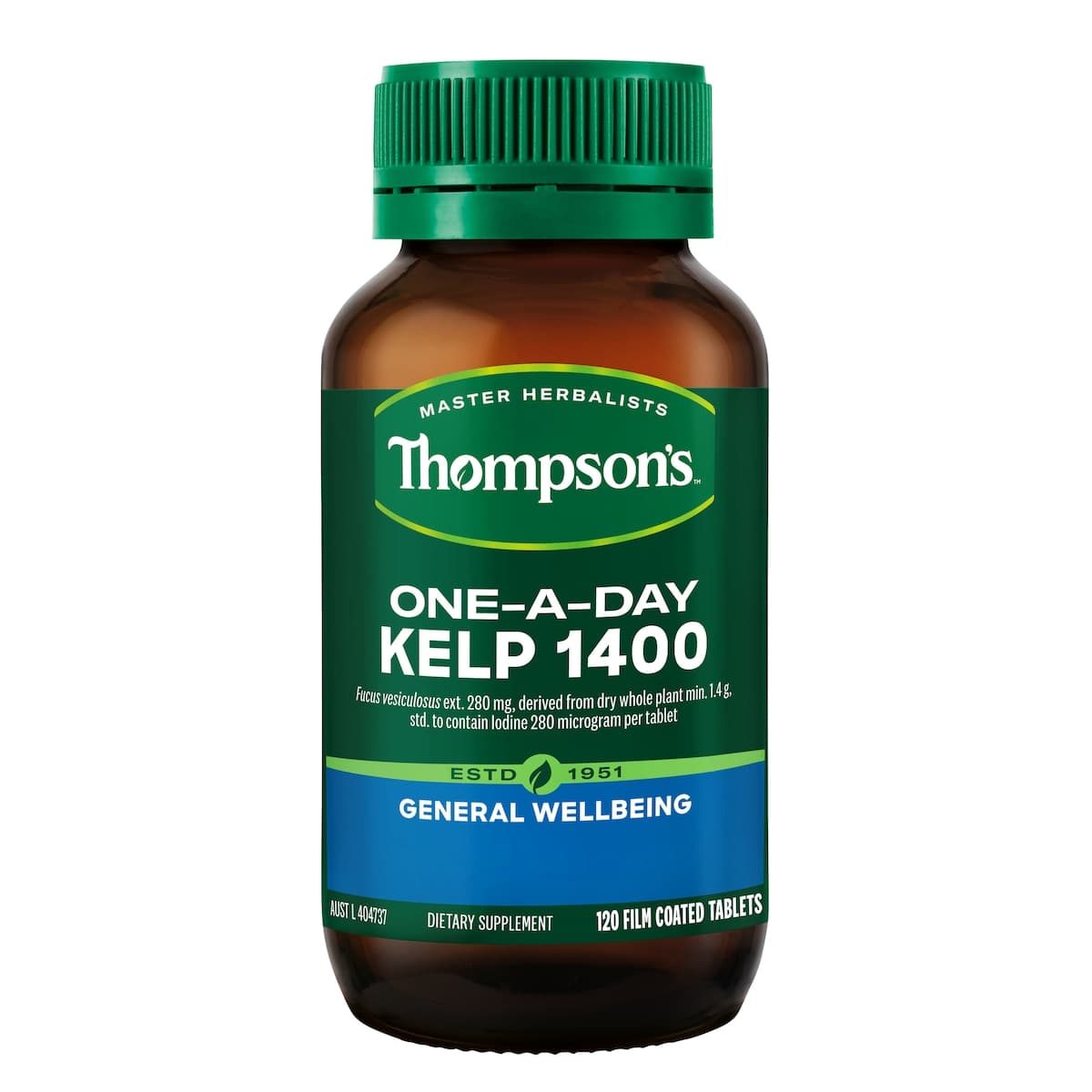 Thumbnail Thompsons Kelp 1400mg 120 Tablets