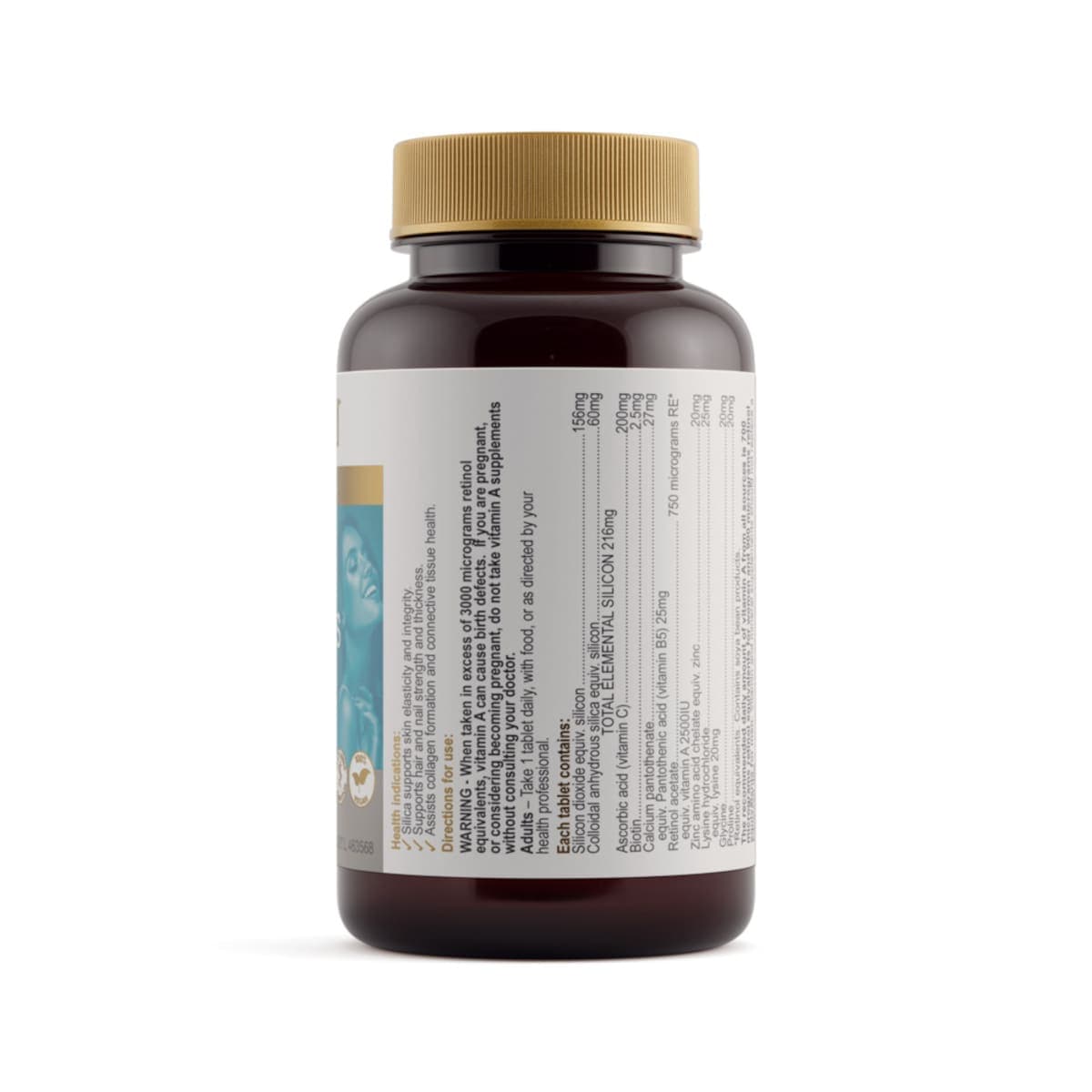 Thumbnail Herbs of Gold Silica Hair Skin & Nails 60 Tablets