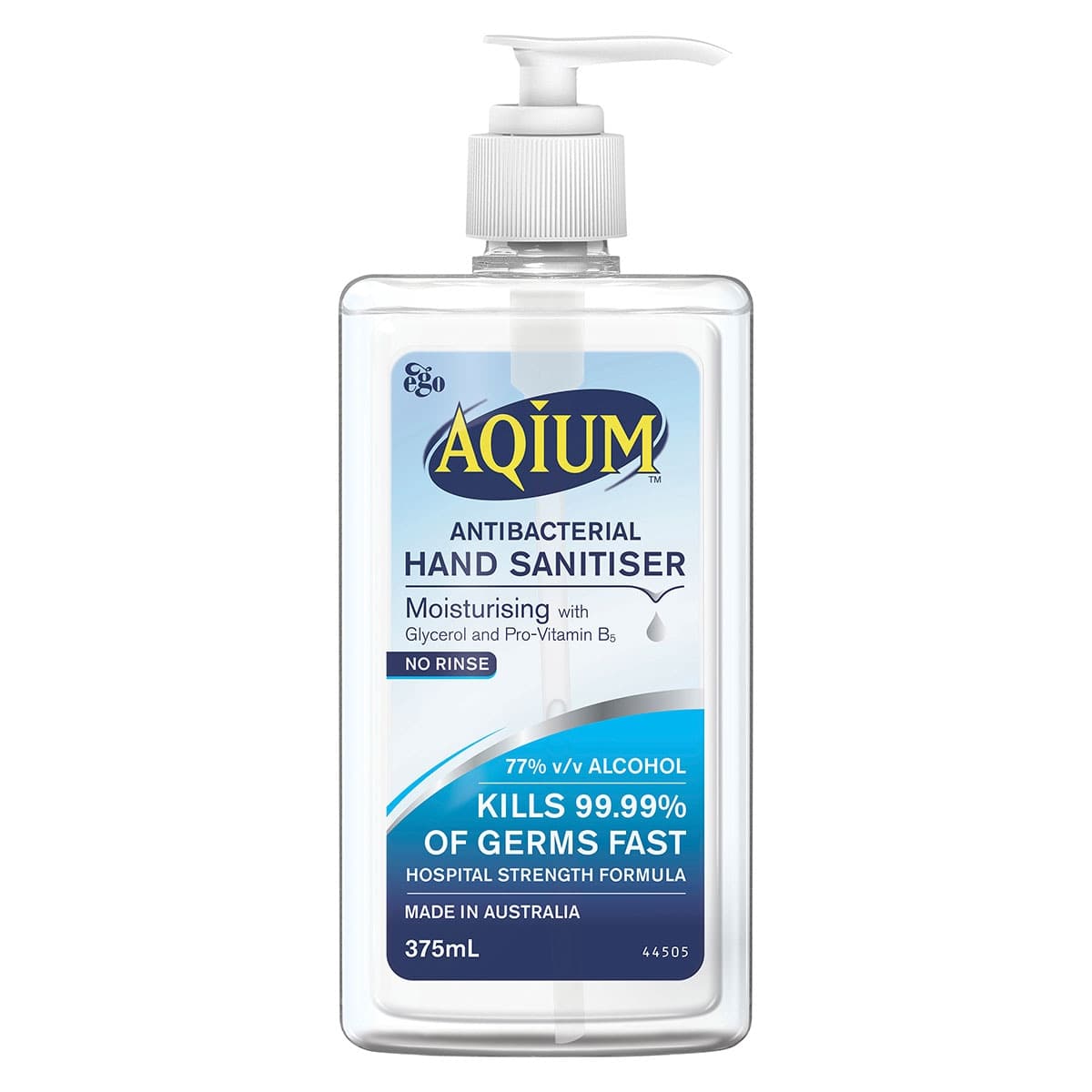 Thumbnail Ego Aqium Antibacterial Hand Sanitiser 375ml