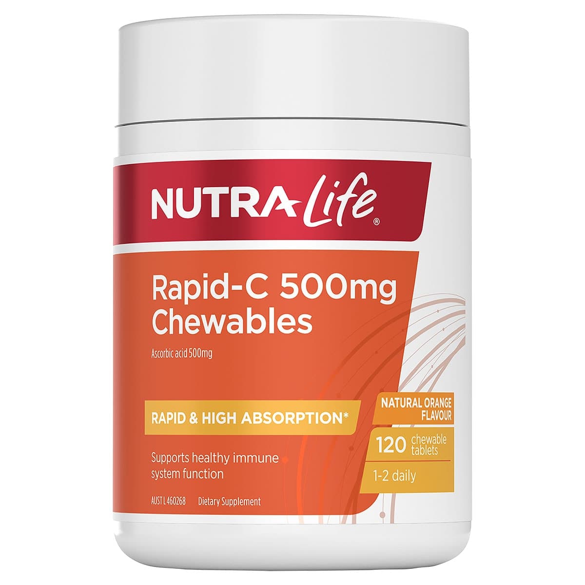 Thumbnail Nutra-Life Rapid-C 500mg Chewables 120 Tablets