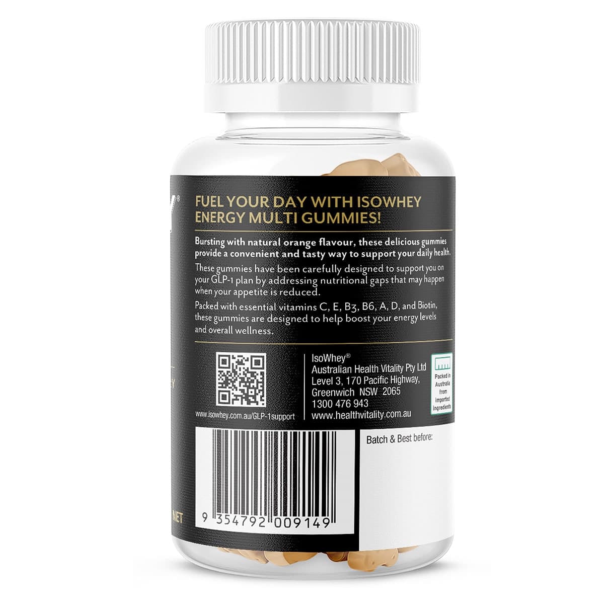 Thumbnail Isowhey GLP-1 Energy Multi Gummies 60 Pack