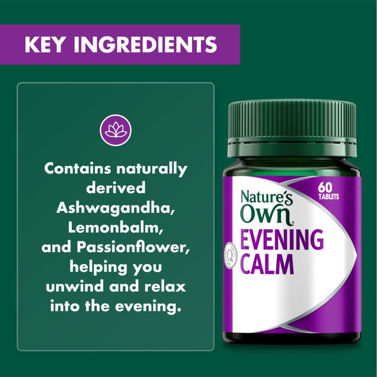 Thumbnail Nature's Own Evening Calm 60 Tablets