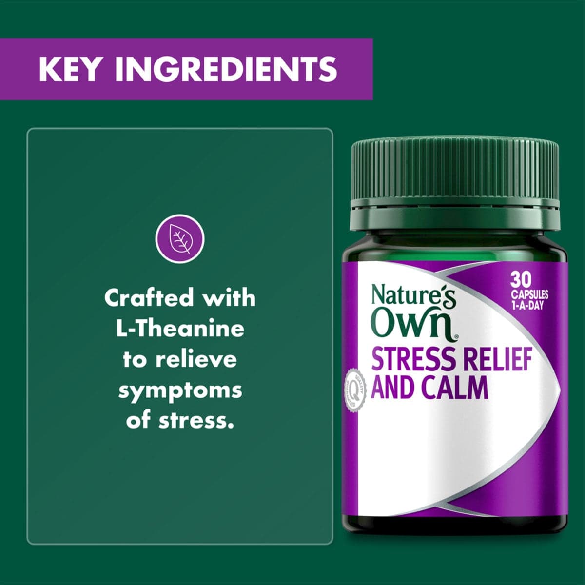 Thumbnail Nature's Own Stress Relief and Calm 30 Capsules