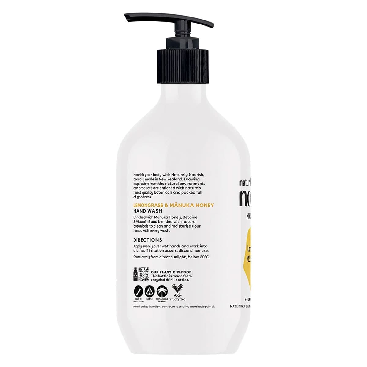 Thumbnail Naturely Nourish Hand Wash Lemongrass & Manuka Honey 450ml