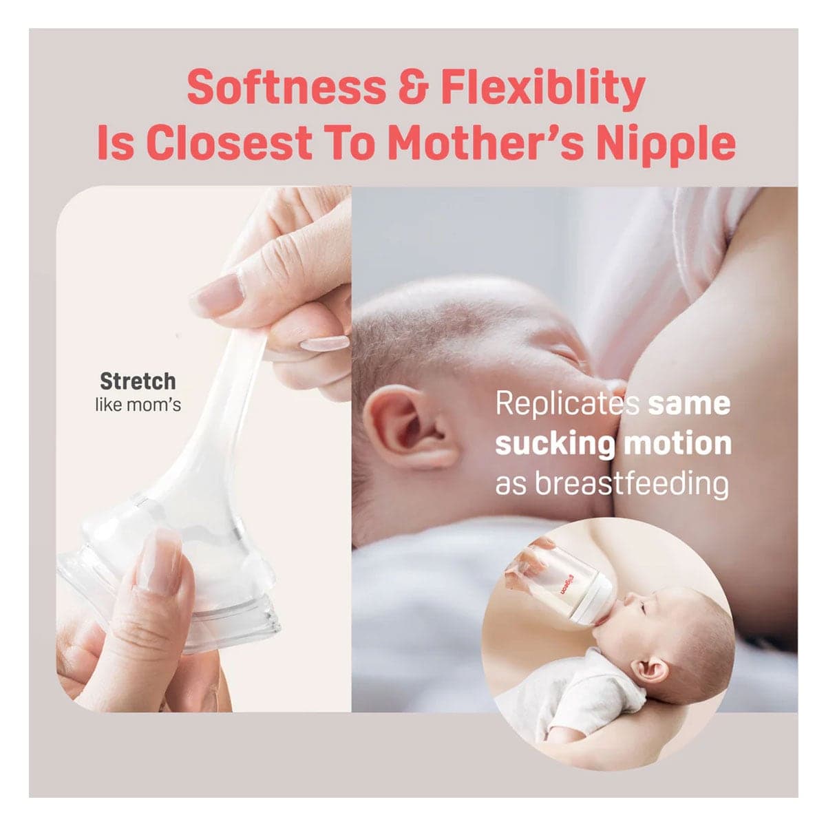 Thumbnail Pigeon SofTouch PP Baby Bottle 3+ Months 2 x 240ml
