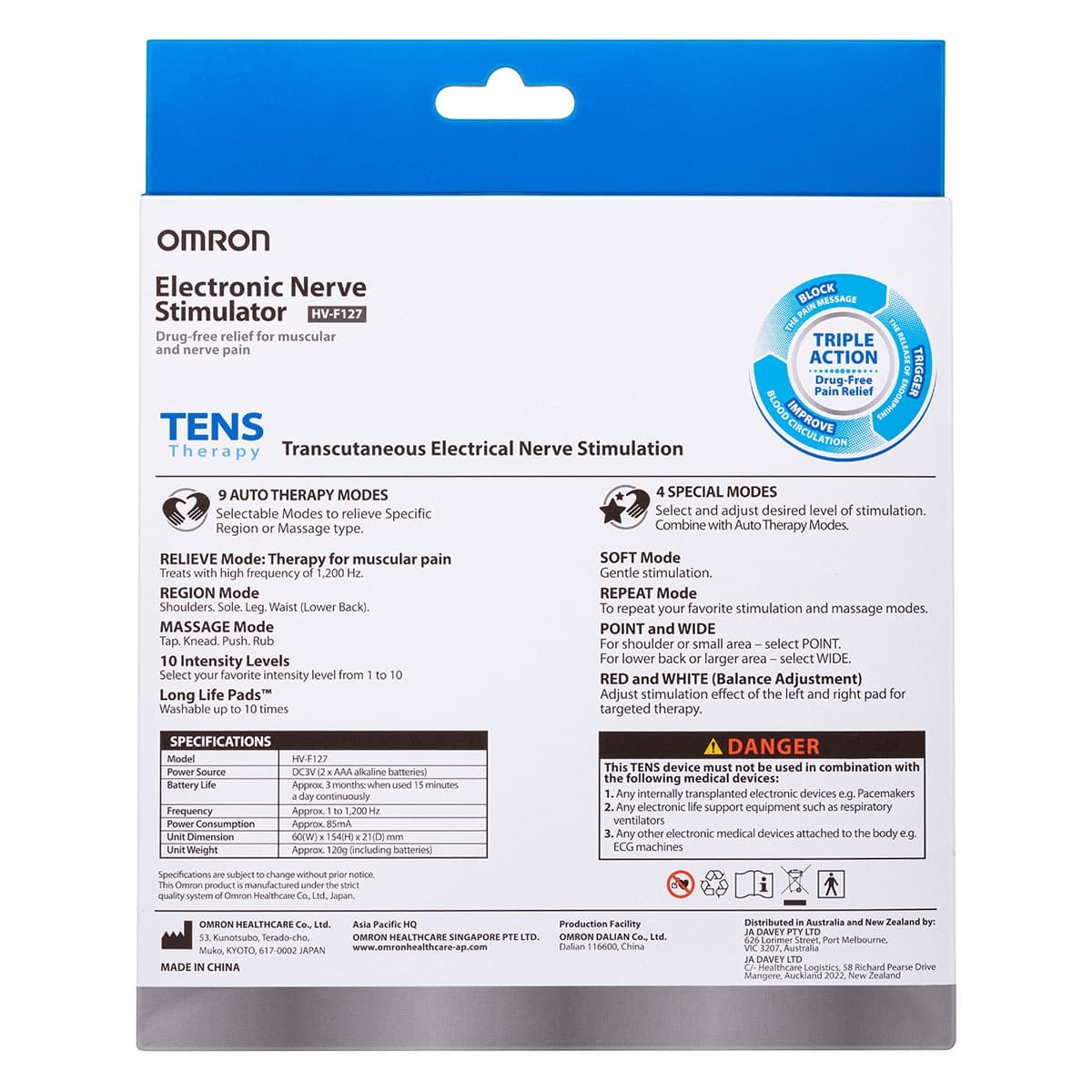 Thumbnail Omron HVF127 TENS Therapy Device