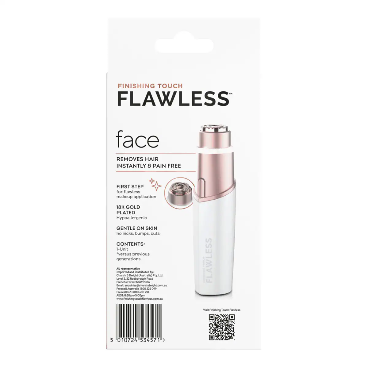 Thumbnail Finishing Touch Flawless Gen 3 Facial Hair Remover 1 Pack