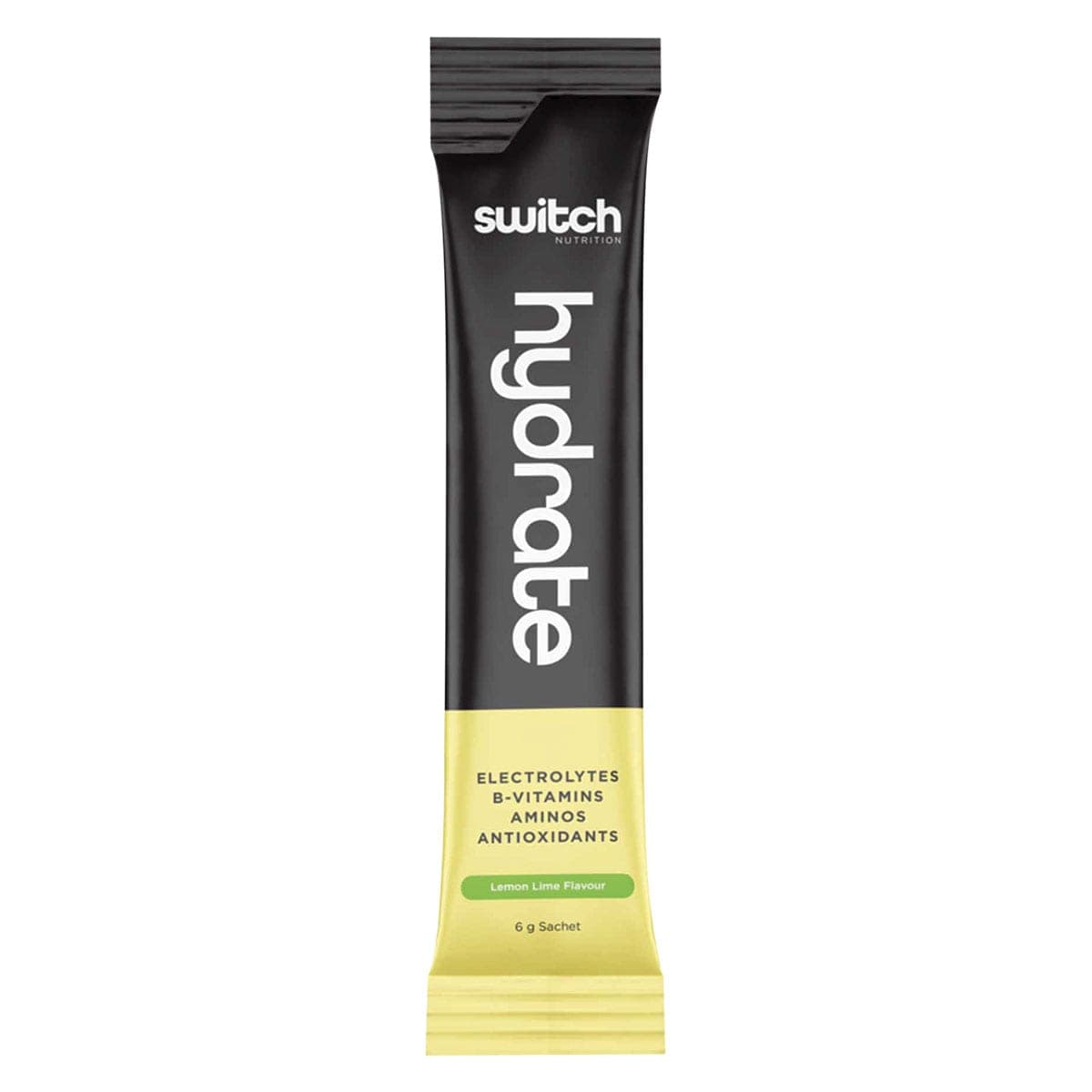 Thumbnail Switch Nutrition Hydrate Electrolytes Lemon Lime 20 x 6g Sachets