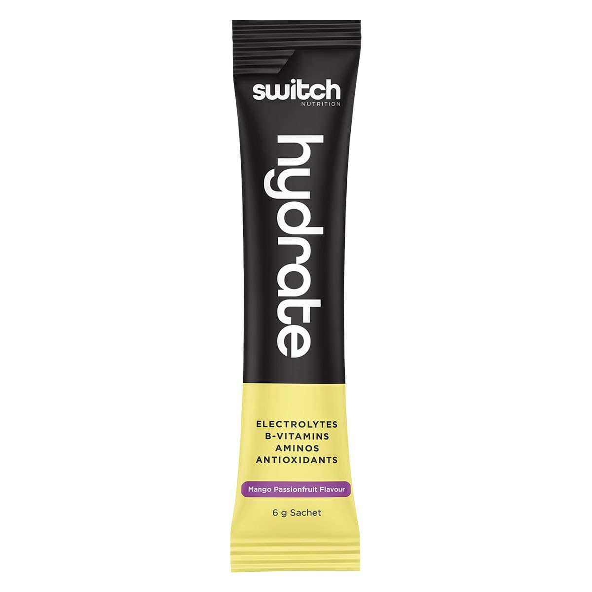 Thumbnail Switch Nutrition Hydrate Electrolytes Mango Passionfruit 20 x 6g Sachets