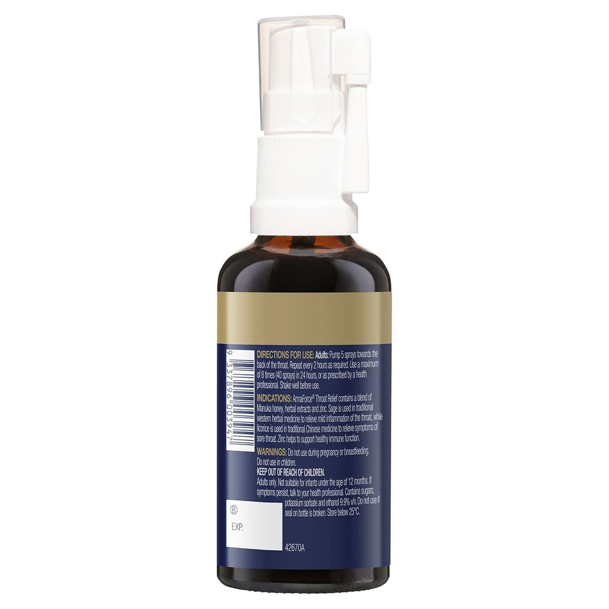 Thumbnail BioCeuticals ArmaForce Throat Relief Spray 50ml