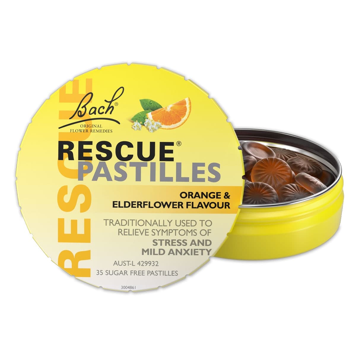Thumbnail Bach Rescue Remedy Orange and Elderflower Pastilles 50g