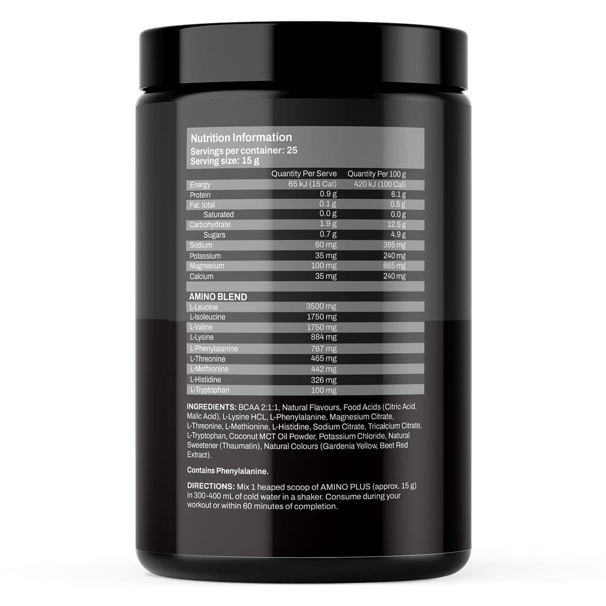 Thumbnail ATP Science Amino+ Amino & Electrolyte Blend Tropical Punch 375g