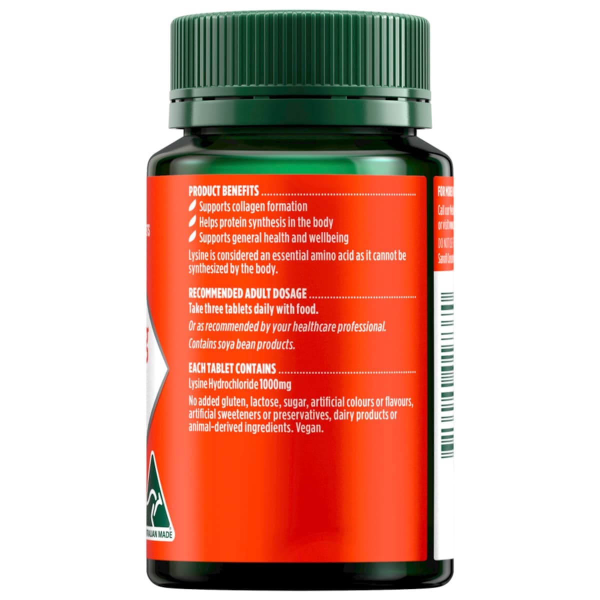 Thumbnail Nature's Own Lysine 1000mg 50 Tablets