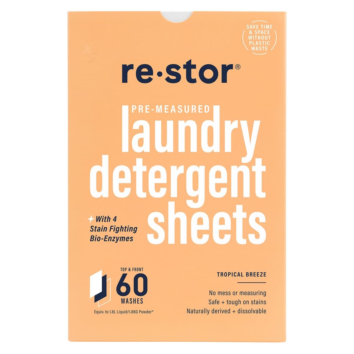 Thumbnail Restor Laundry Detergent Sheets Tropical Breeze 60 Pack