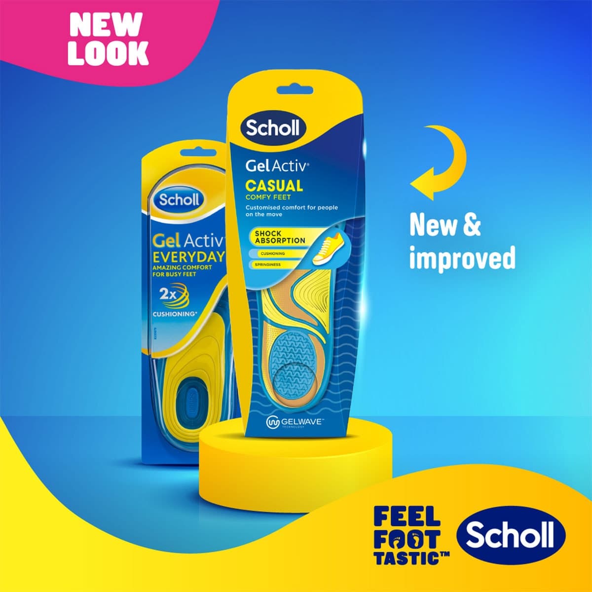 Thumbnail Scholl Gel Activ Casual Insoles Small 1 Pair