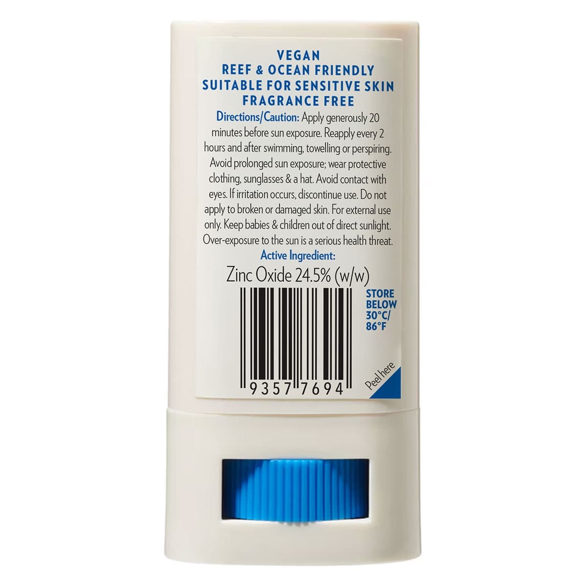 Thumbnail Little Urchin Natural Zinc Stick Clear SPF50+ 20g