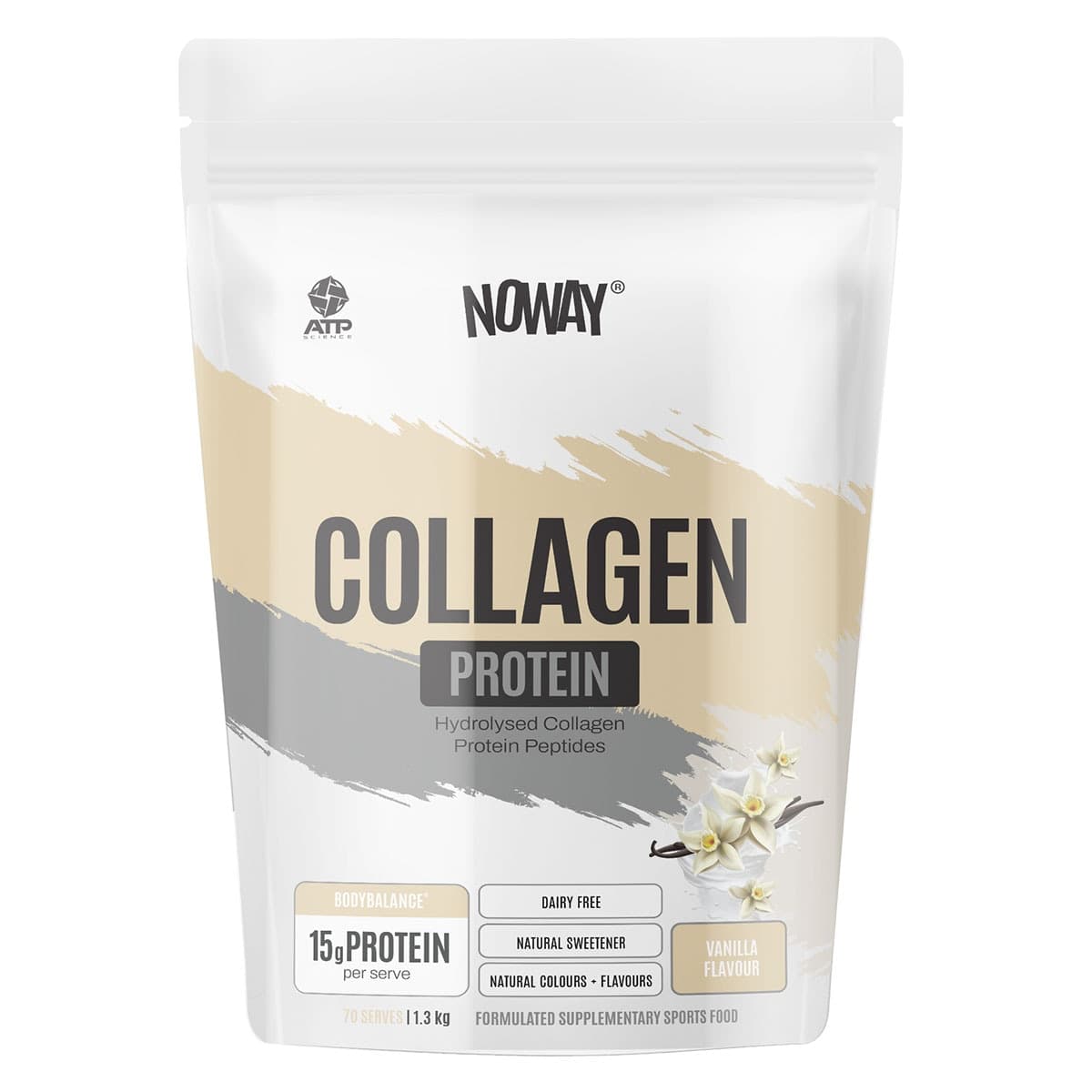 Thumbnail ATP Science Noway Collagen Protein Powder Vanilla 1.3kg