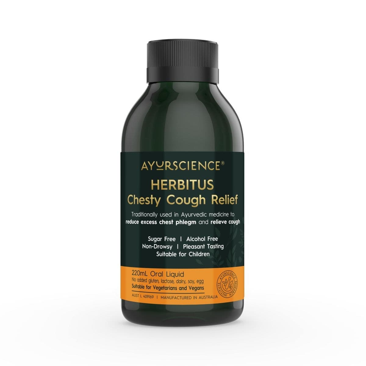 Thumbnail AyurScience Herbitus Chesty Cough Syrup Liquid 220ml