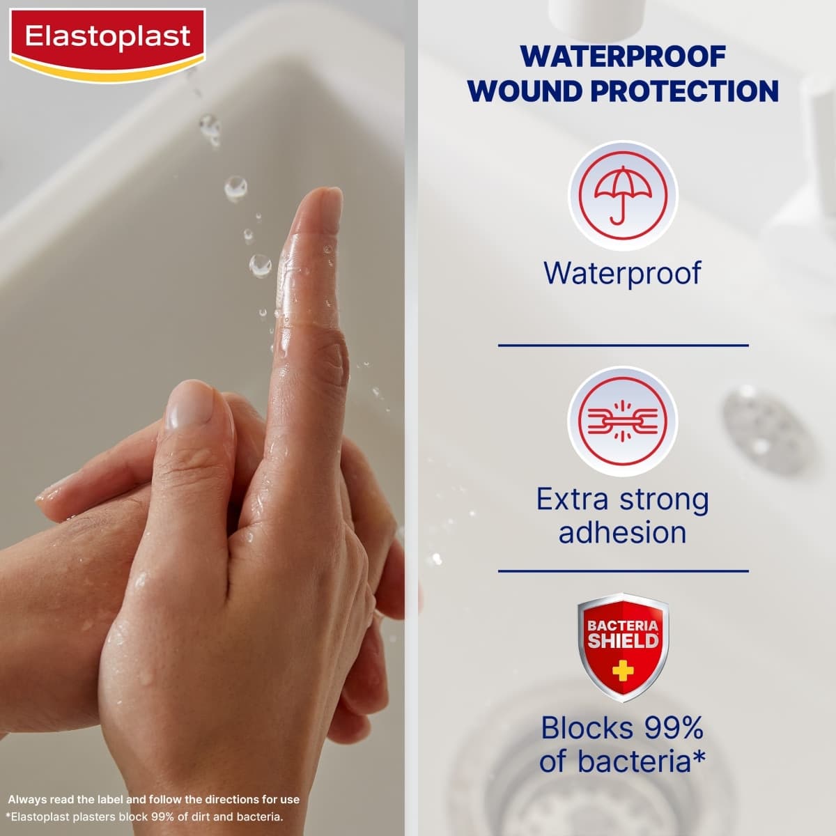 Thumbnail Elastoplast Hypoallergenic Transparent Spots 24 Pack
