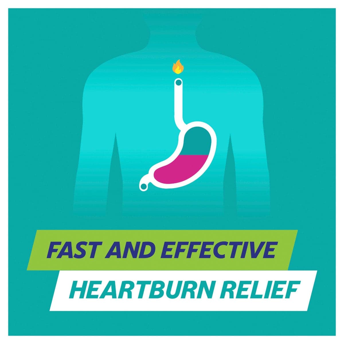 Thumbnail Gaviscon Heartburn & Indigestion Relief Chewing Gum Mint 10 Pack