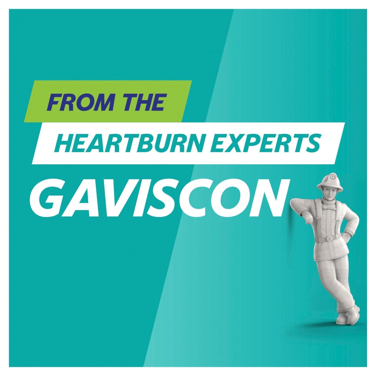 Thumbnail Gaviscon Heartburn & Indigestion Relief Chewing Gum Mint 20 Pack