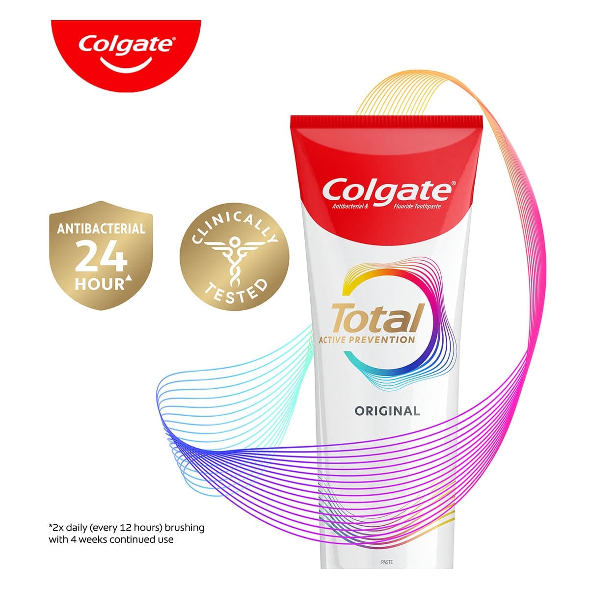 Thumbnail Colgate Total Original Antbacterial Toothpaste 115g